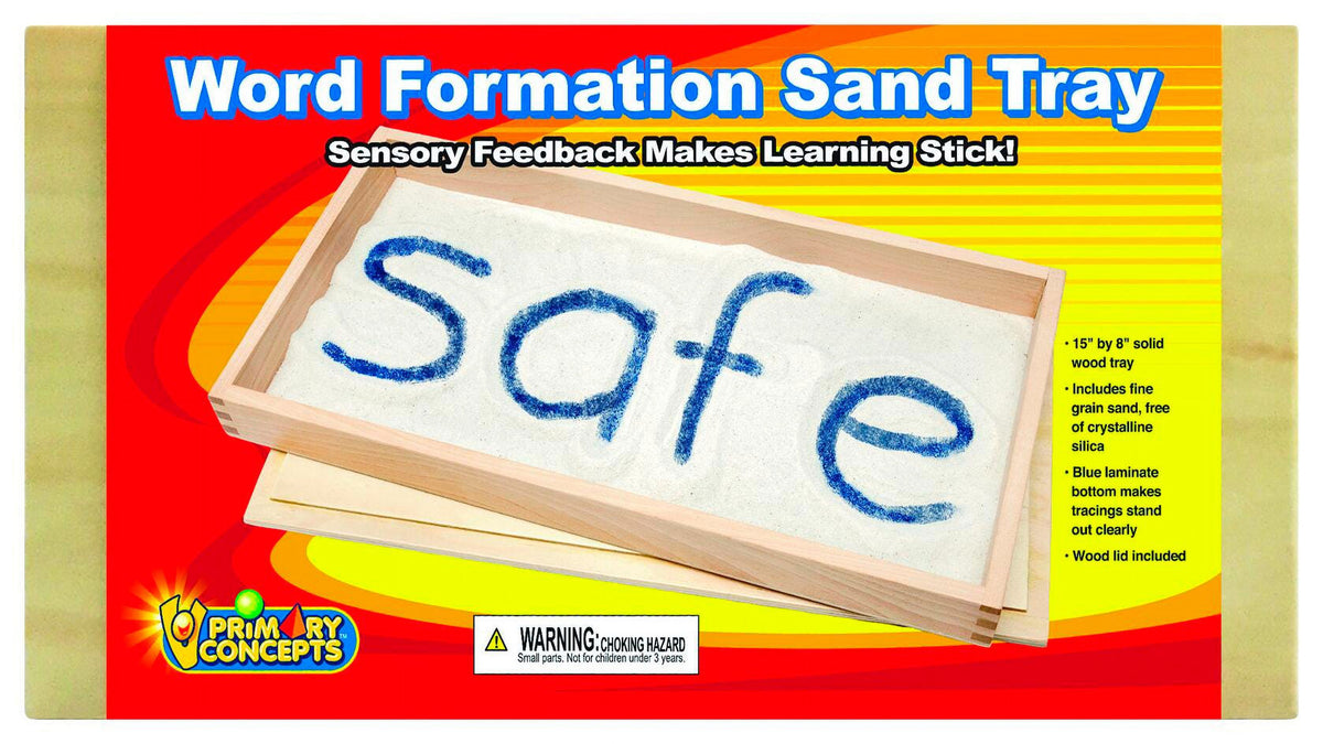 Word Formation Sand Tray, 15" x 8" S828