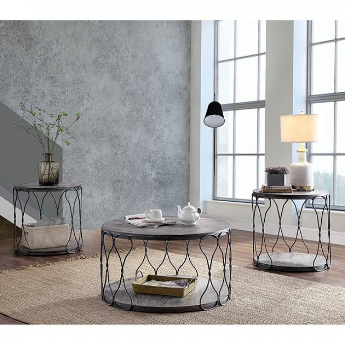 Gray End Table G302