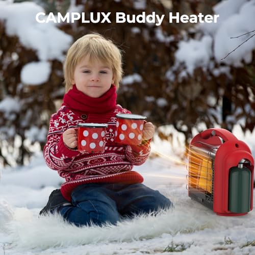 Red 12000 BTU Portable Propane Heater D4273