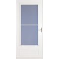 White Mid-View Reversible Wood Core Storm Door H90102