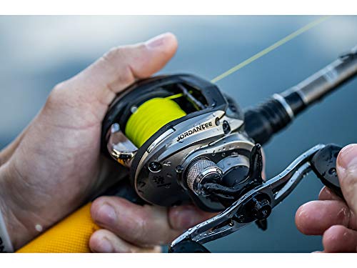 Low Profile Baitcast Reel and Fishing Rod Combo T699488