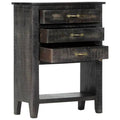 Solid Mango Wood Side Cabinet Q30647
