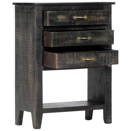 Solid Mango Wood Side Cabinet Q30647