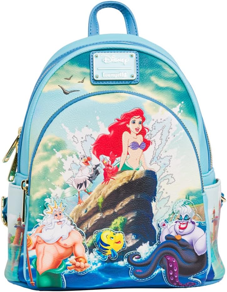Disney The Little Mermaid Ariel Scene Double Strap Shoulder Bag Purse G157