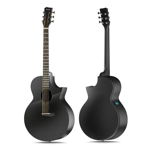Carbon Fiber Acoustic Electric Guitar, 41-Inch Full Size X475
