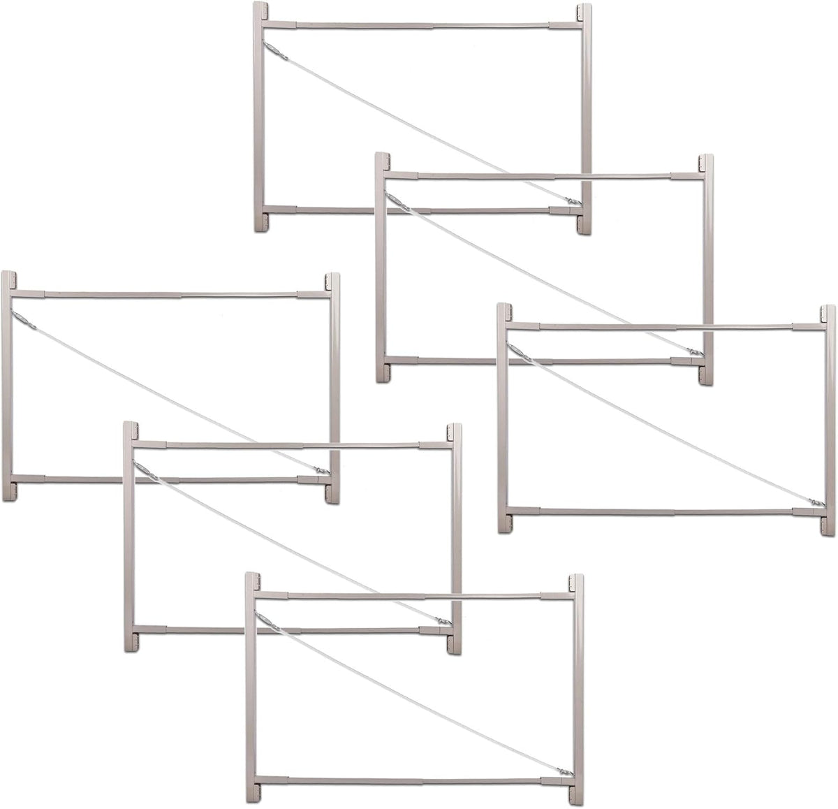 Steel Frame Gate Building Kit, 36-72 Inch Wide Opening (6 Pack) G16724