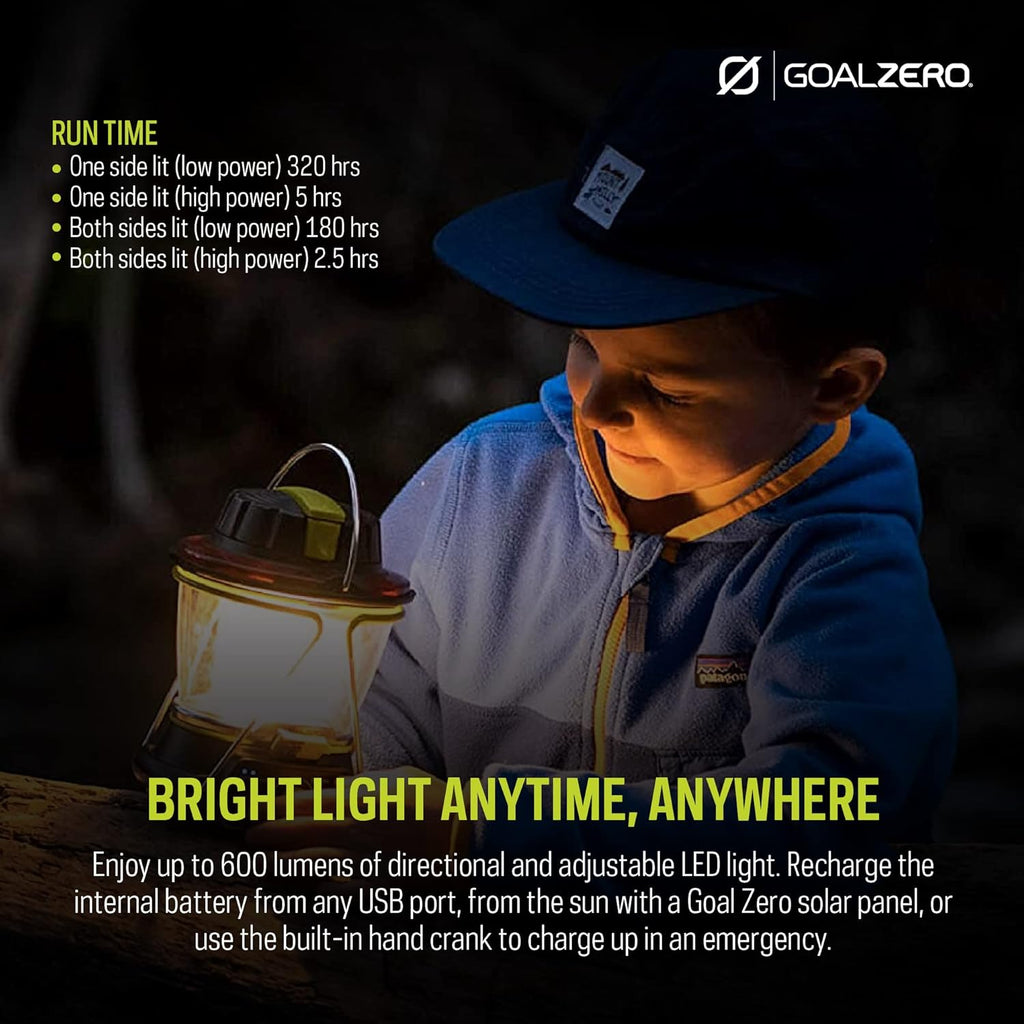 600-Lumen Solar LED Camping Lantern Y3786
