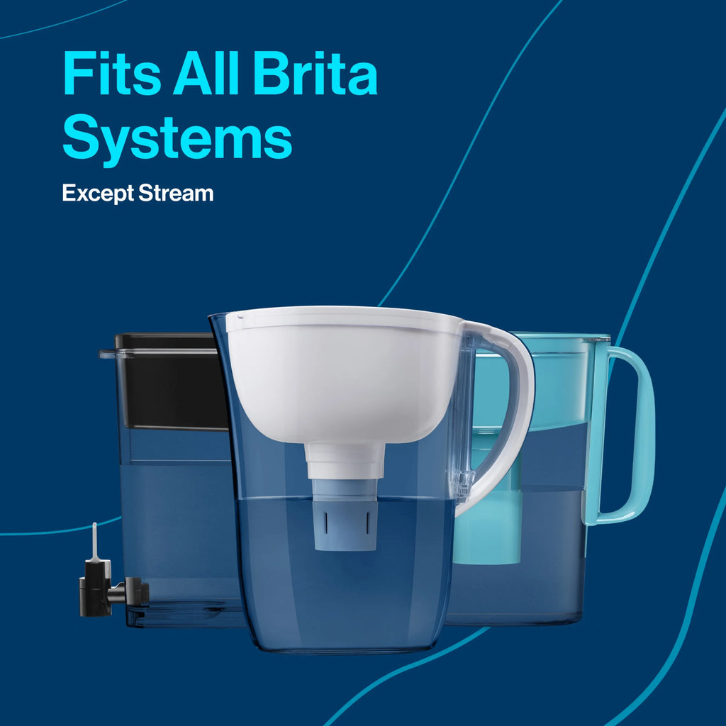 Large 10 Cup Blue Water Filter Pitcher V1843
