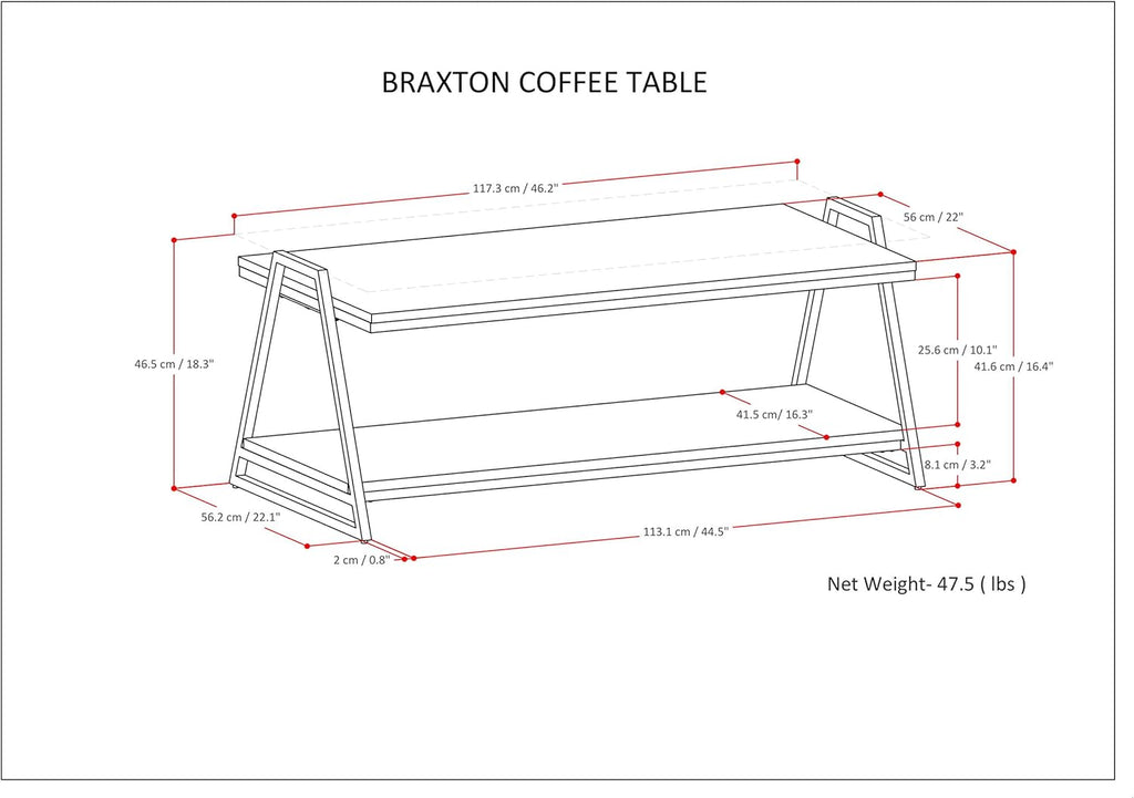 46 inch Coffee Tables N210