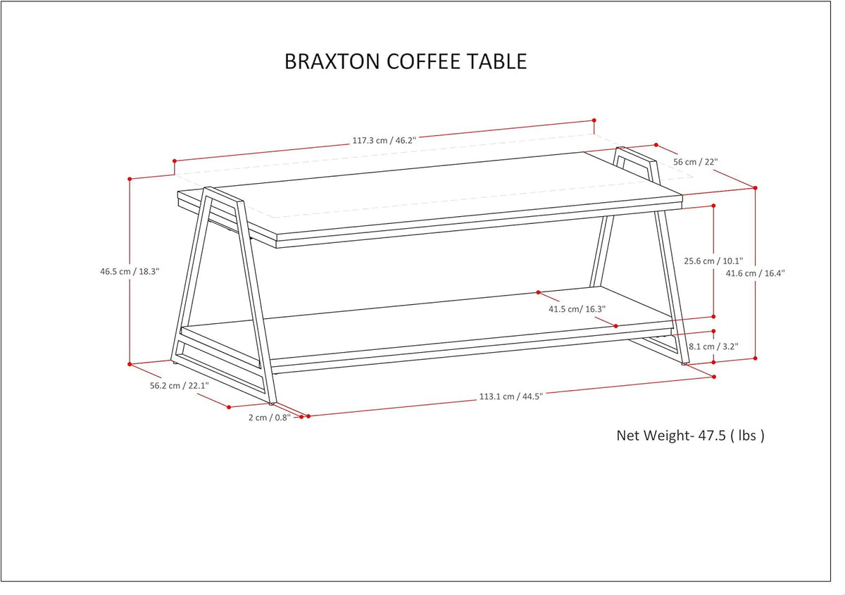 46 inch Coffee Tables N210
