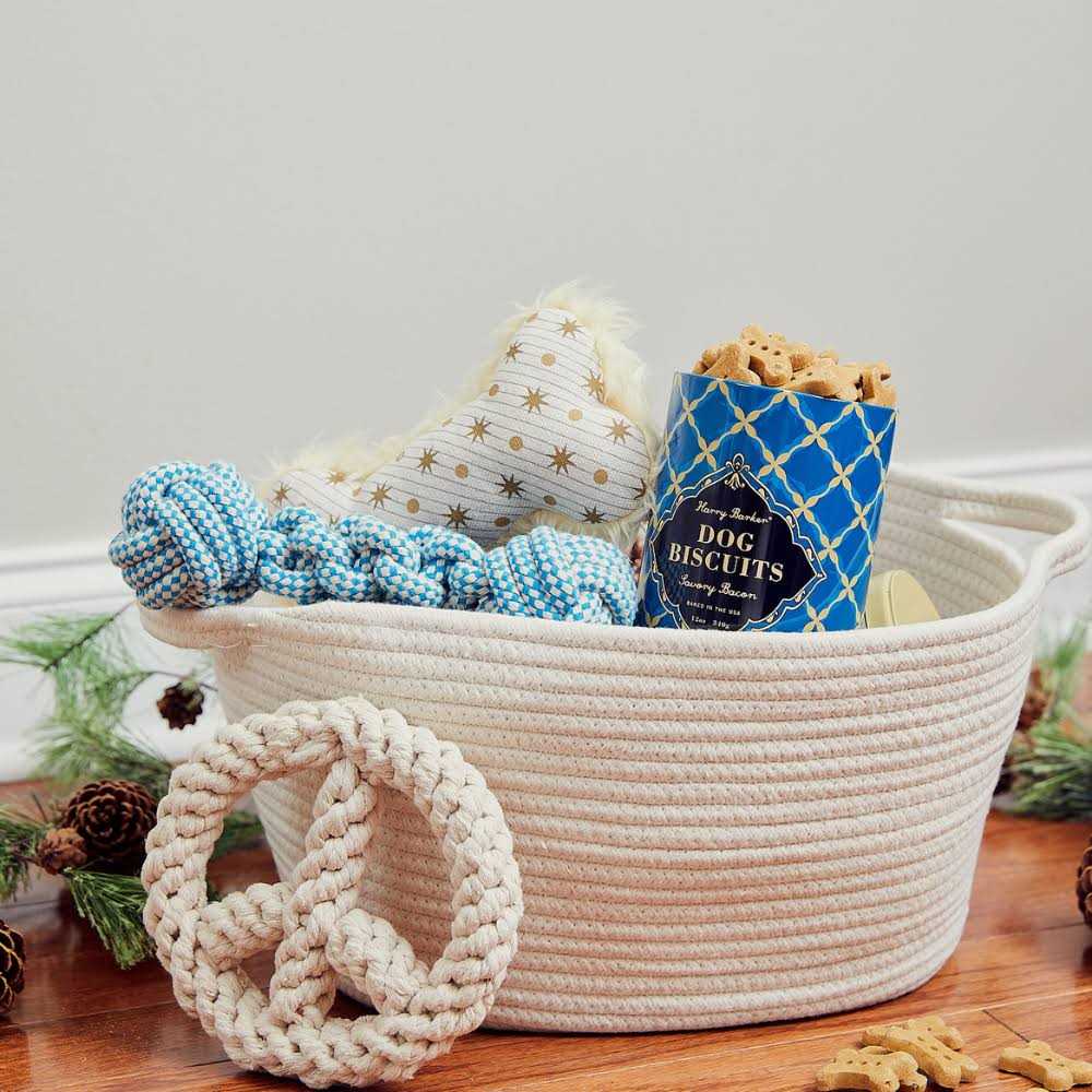 Cotton Rope Dog Toy Storage M9457