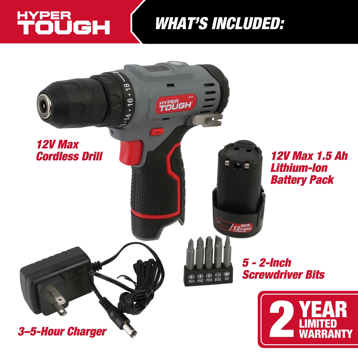 12V Max Lithium-Ion Cordless 3/8-inch Drill Driver L304