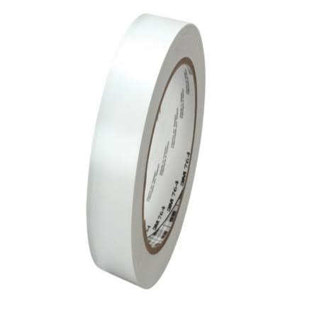 White 1x22 x 36 Yard Vinyl Tape Y7701