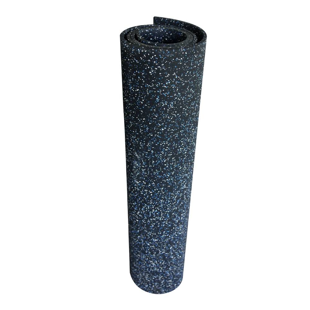Blue Dot Recycled Rubber Flooring Rolls 156 x 48 x 0.19 in. P51128