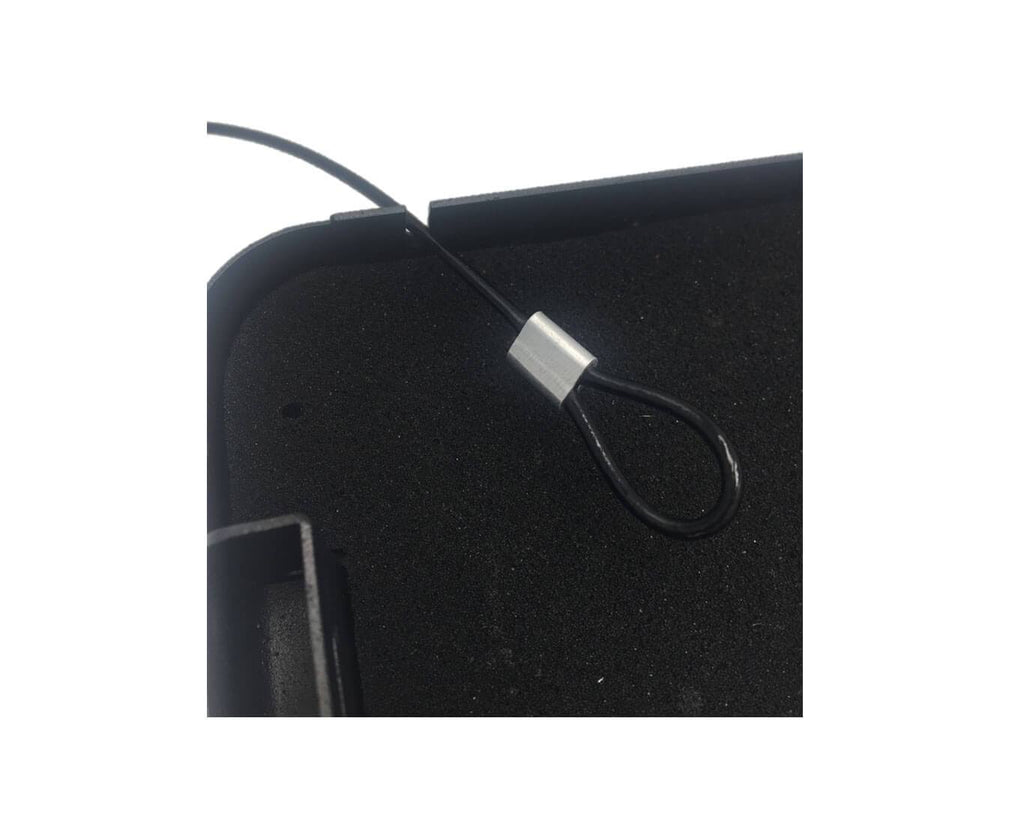 Compact Portable Security Box Safe with Combo Lock Black I693
