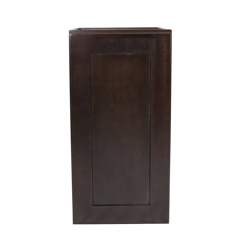 18 in. Fully Assembled Kitchen Wall Cabinet Shaker Espresso K479649