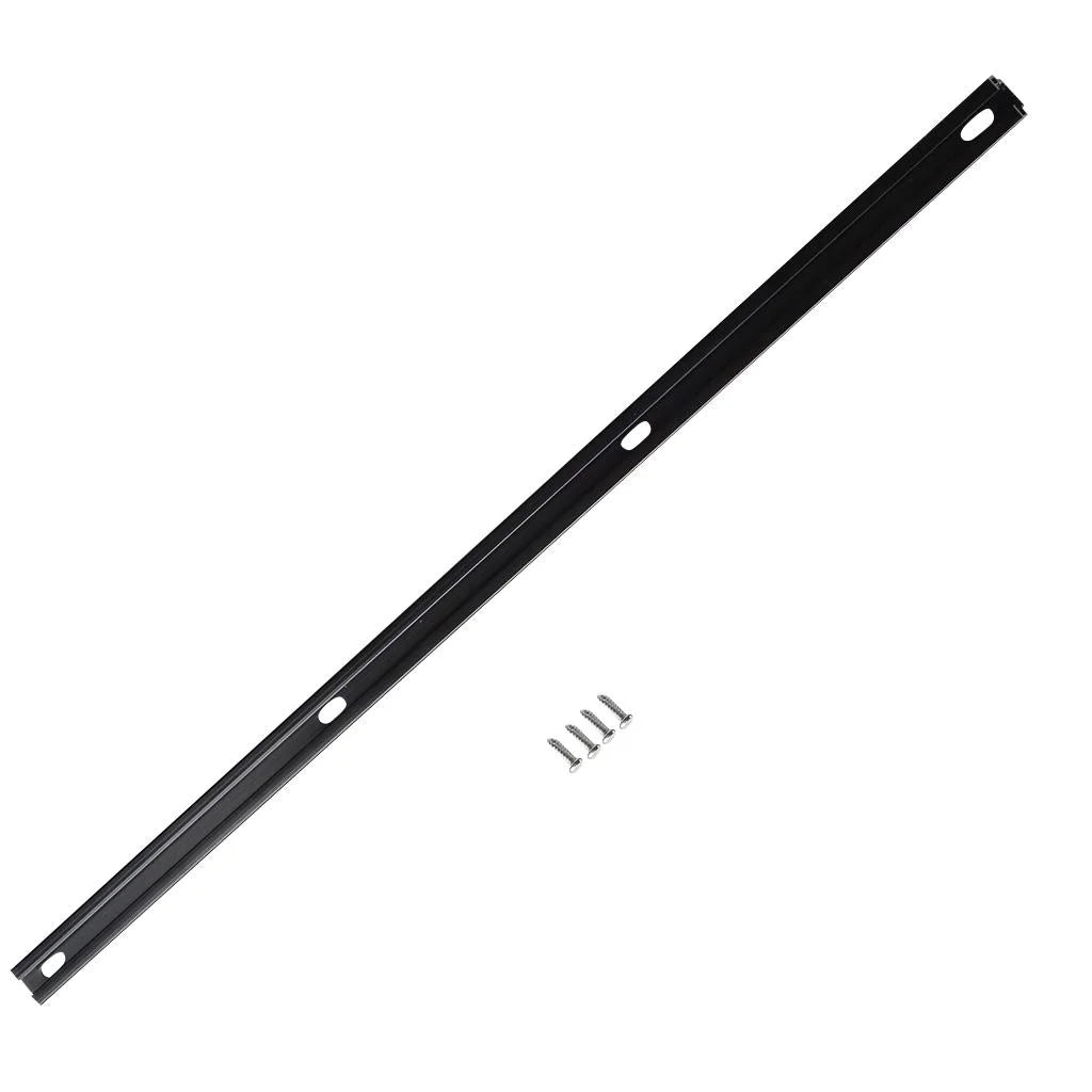 Aluminum 60cm Marine Boat Rail Bracket for Fishing Rod Holder with 4 Screws Hardware A206
