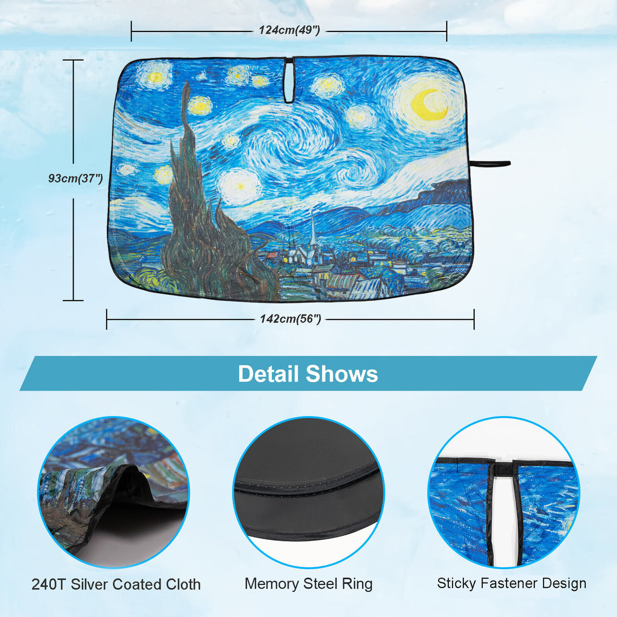 Car Windshield Sun Shade Cover T456248