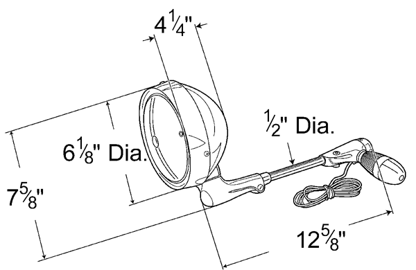 Hand Adjustable Spot Lamp V19234