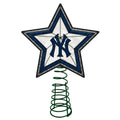 Navy Blue and White Star Christmas Tree Topper C33427