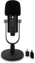 Black USB Condenser Microphone with Mute Button Z2838