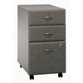 Pewter 3 Drawer Vertical File P189