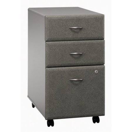 Pewter 3 Drawer Vertical File P189