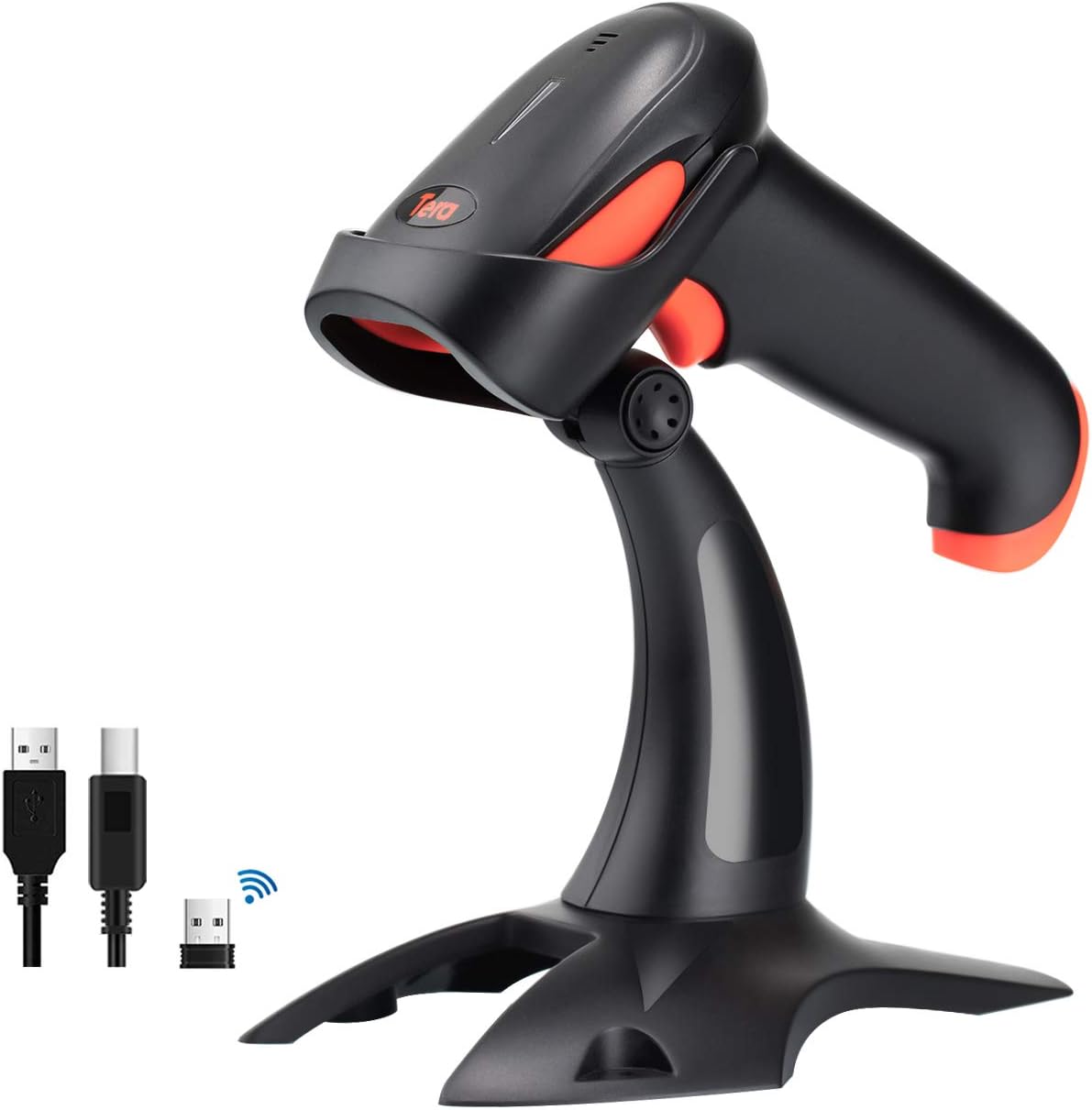2D Wireless Barcode Scanner with Stand, Pack of 2 G62306