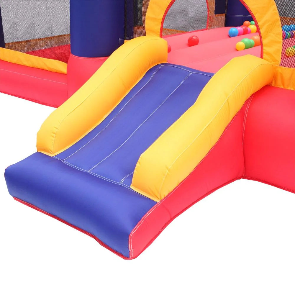Inflatable Bounce House Castle Kids Slide Jumper Bouncer 2 Room with Blower A81985