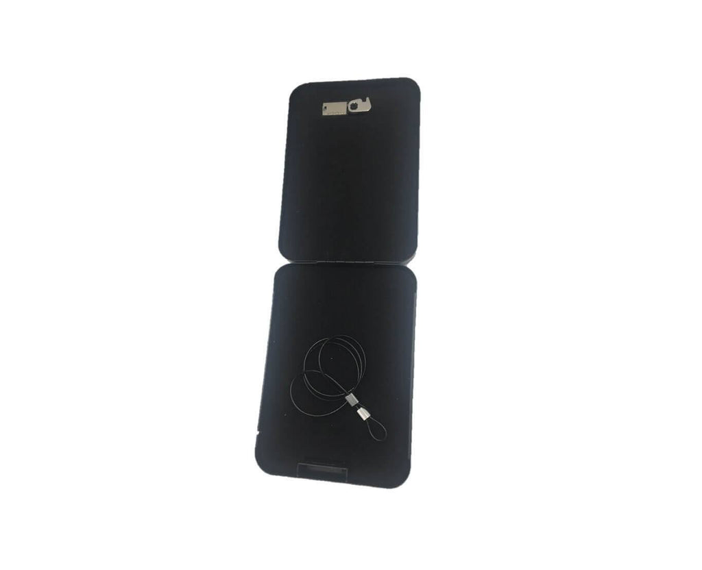 Compact Portable Security Box Safe with Combo Lock Black I693