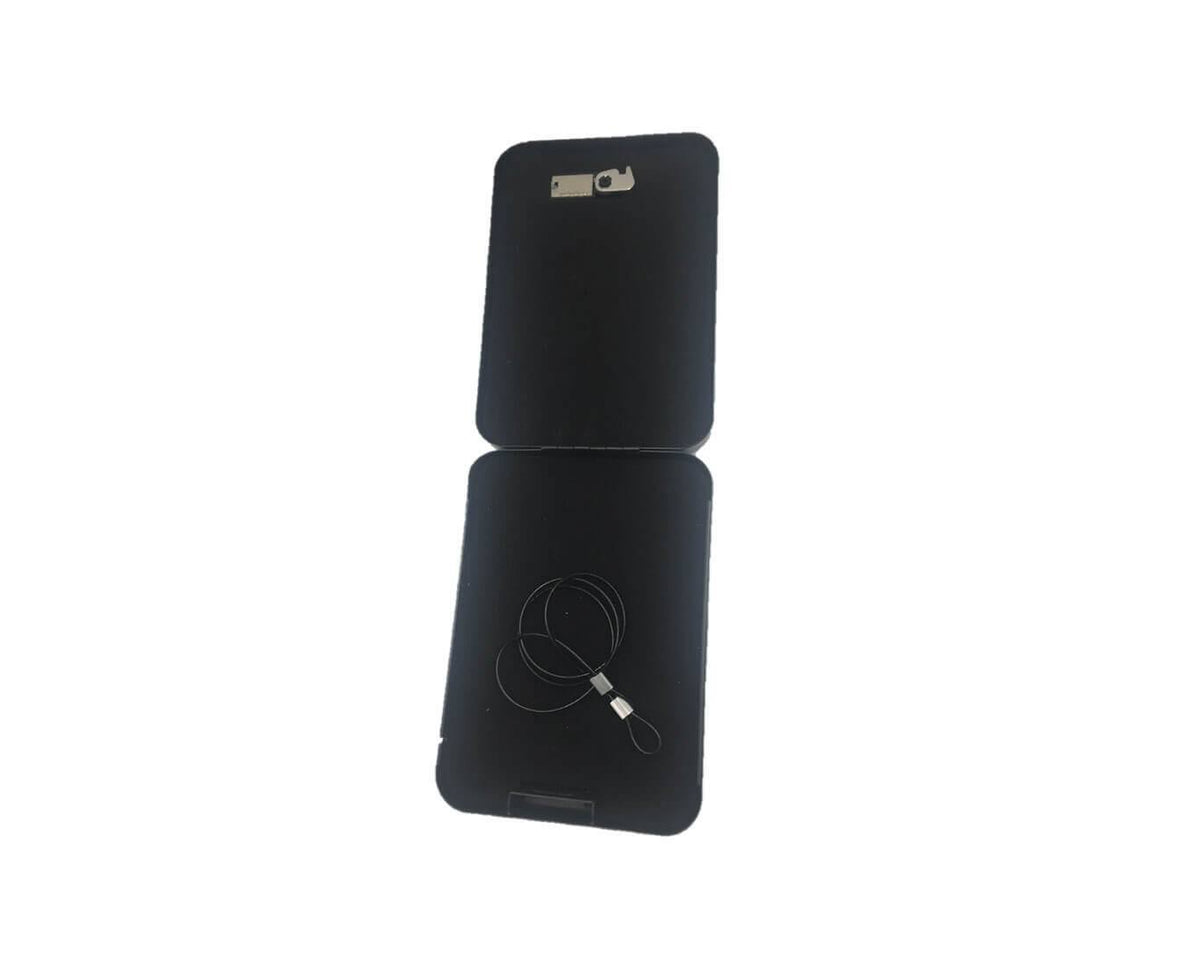 Compact Portable Security Box Safe with Combo Lock Black I693