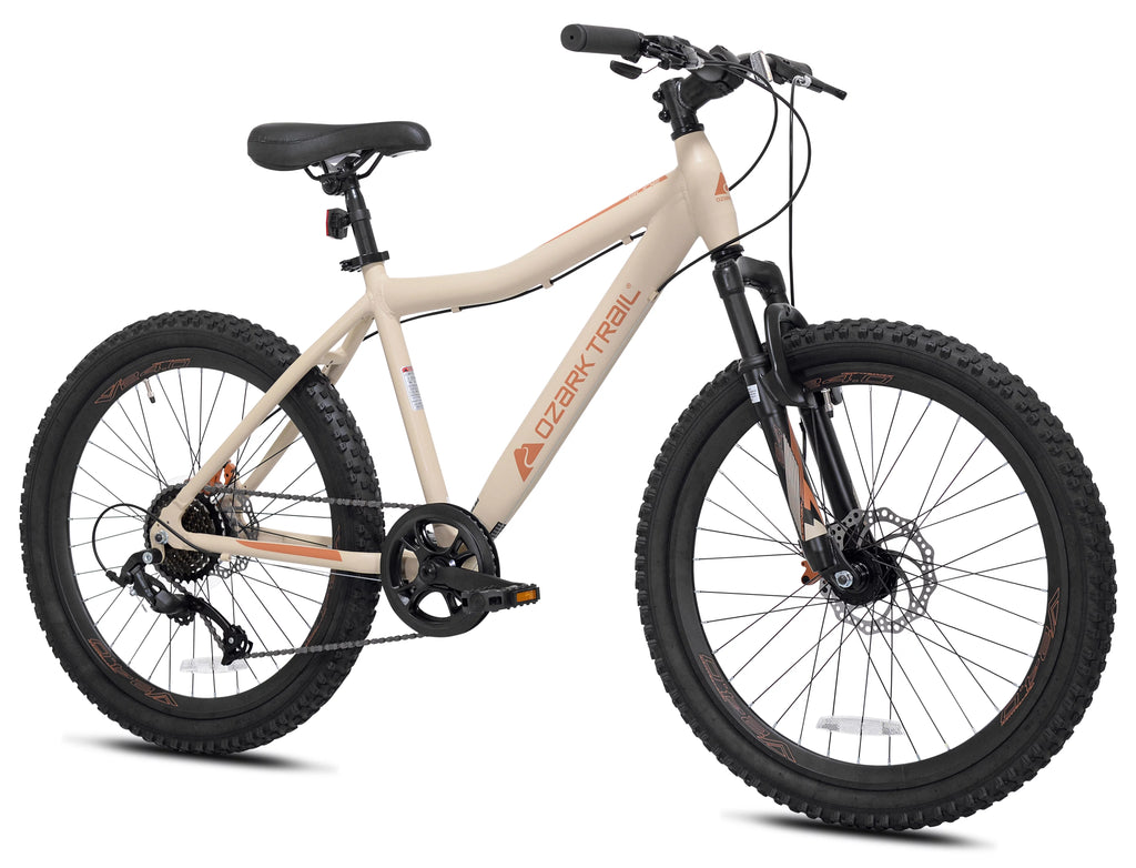 24 Glide Mountain Bike, 8 Speed, Black M157
