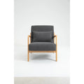 Mid Century Modern Upholstered Accent Chair with Wood Frame X790