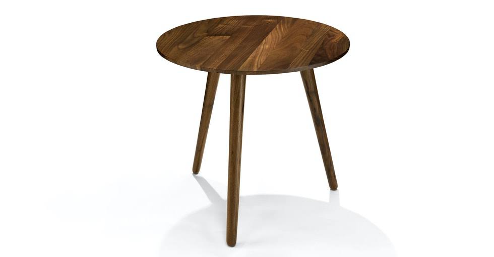 Walnut Round End Table M573064