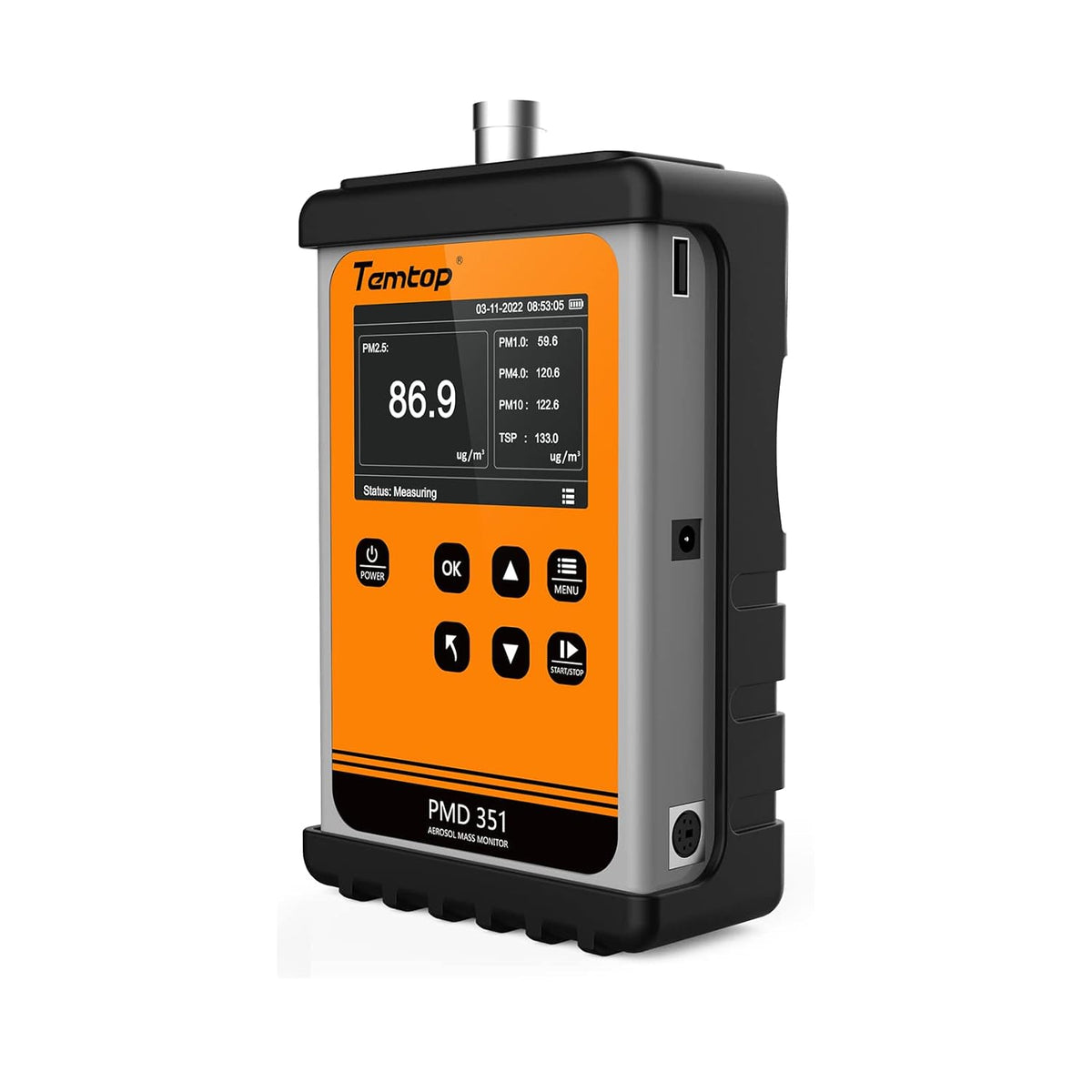 Air Quality Monitor with Color Coded Display M308034