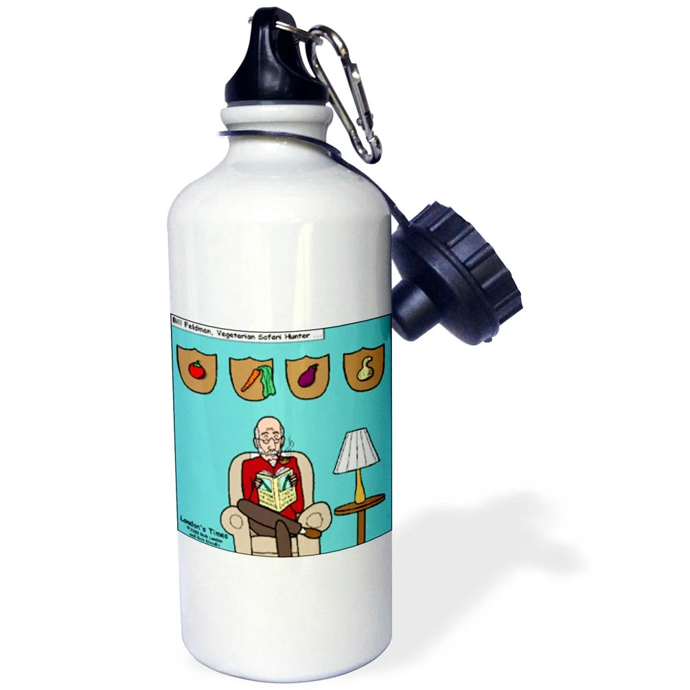 Vegetarian Safari Hunter Sports Water Bottle, 21oz P30079