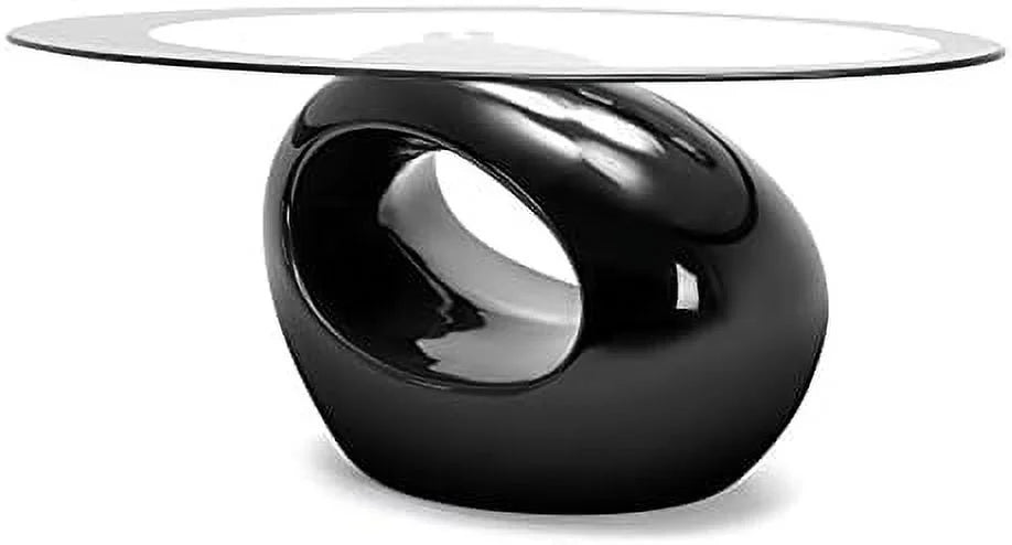 Contemporary Glass Coffee Table Set Y7813