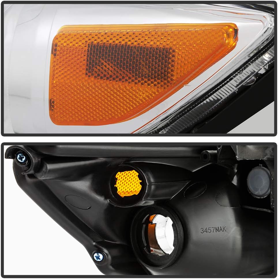 Chrome Housing Headlights Assembly for Toyota Corolla Q50979
