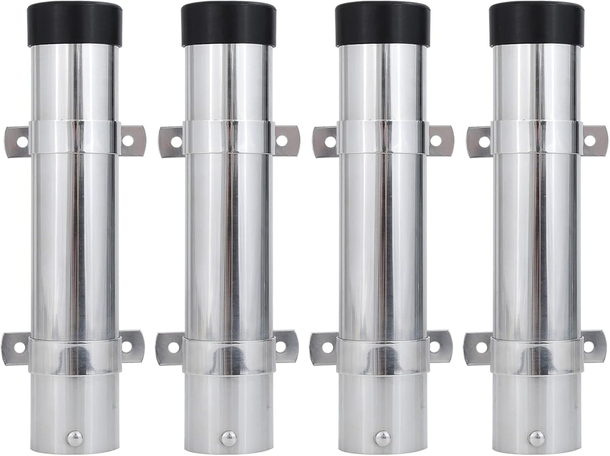 Steel Wall Rod Holder Fishing Stainless Mount Rod Holder Marine Side Boat Pole Holders Pack of 2 V9965
