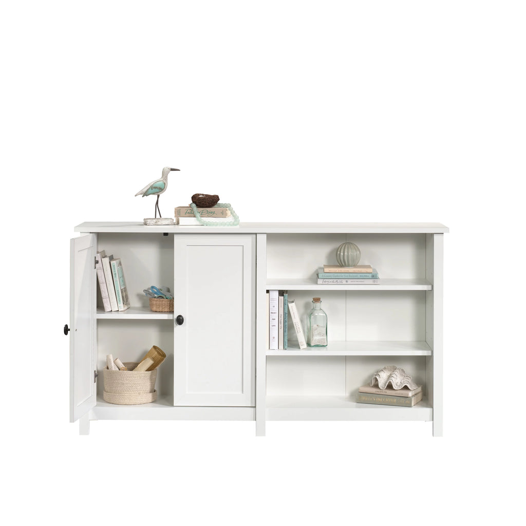 Soft White Storage Console TV Stand C257