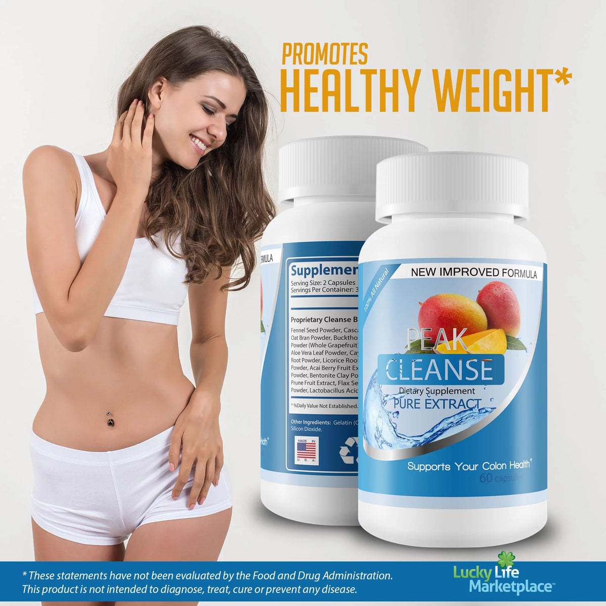 60 Capsules Natural Cleanse A27592