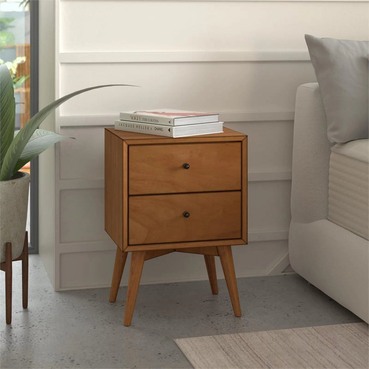 3 Piece Set with TV Console Panel Bed & Nightstand C4253
