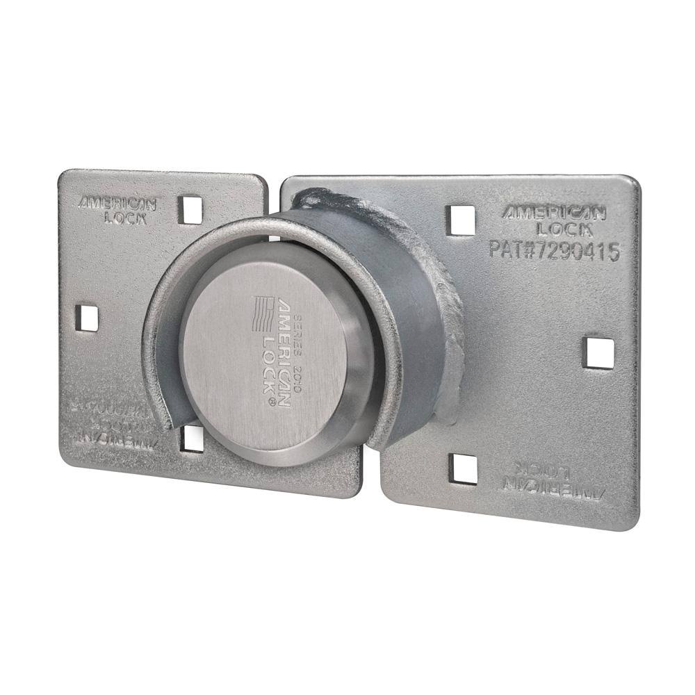 Solid Steel Rekeyable Padlock with Hasp 2-7/8in Wide C7204