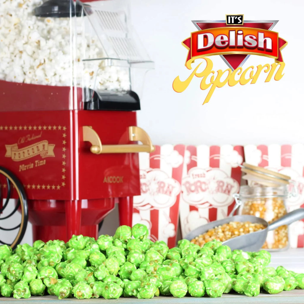 Green Apple Flavored Popcorn 16 Oz Gluten Free Vegan Kosher S1121