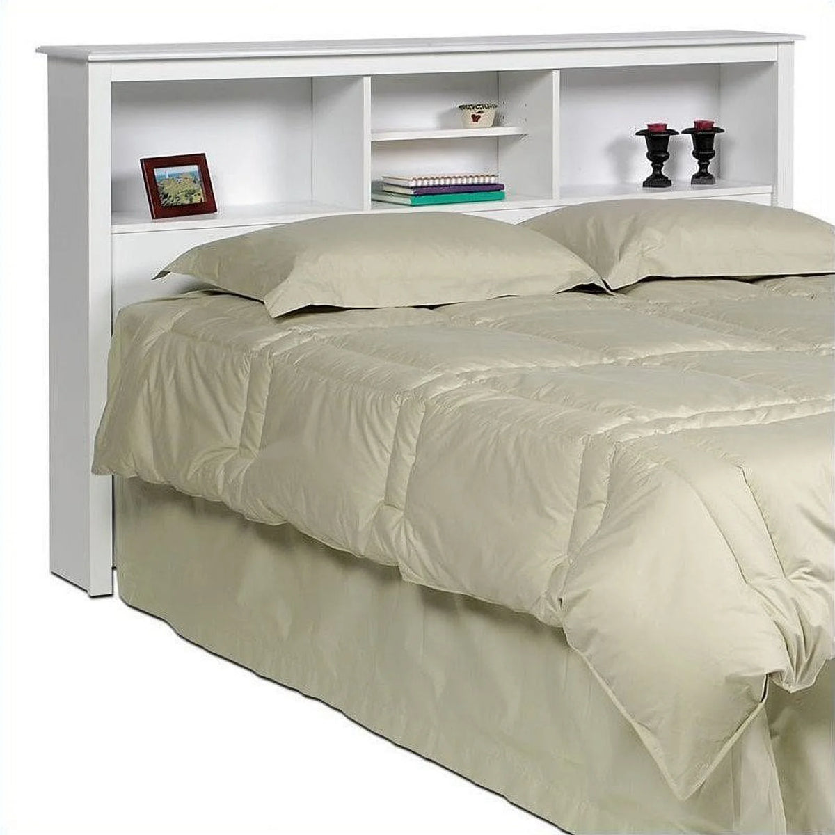White 6 Piece Platform Storage Bedroom Set Z434069