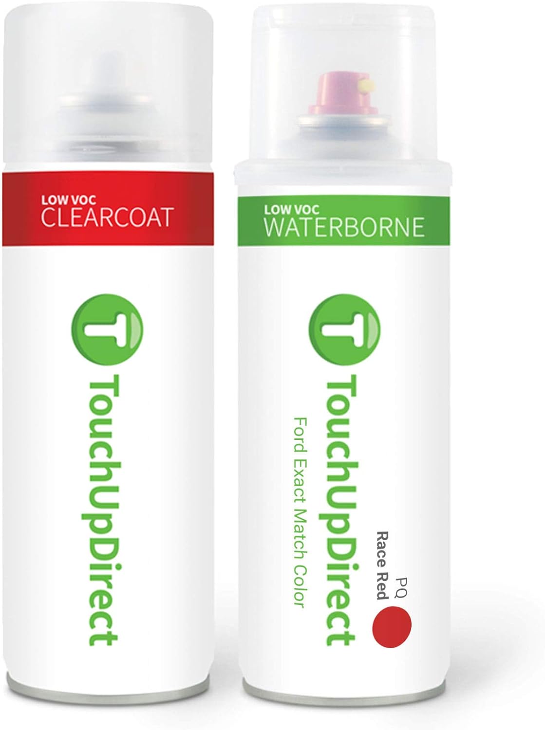 QAB Pearl White Automotive Touch Up Paint Aerosol Applicator Kit F32703