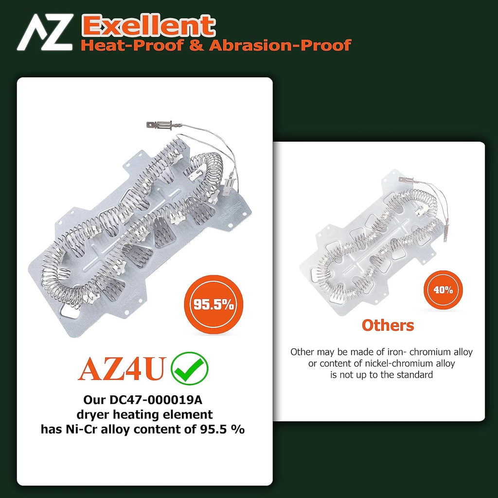 Dryer Heating Element & Fuses Q545