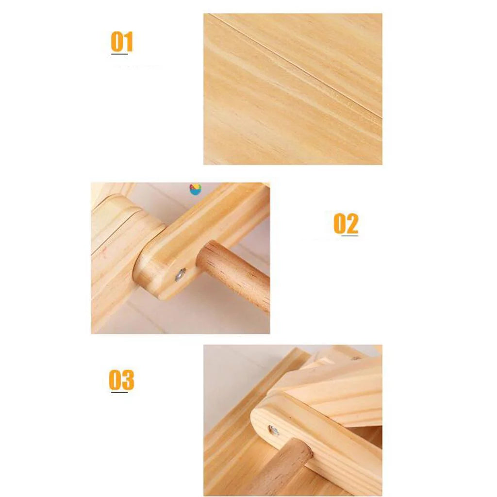 Folding Wooden Step Stool J408