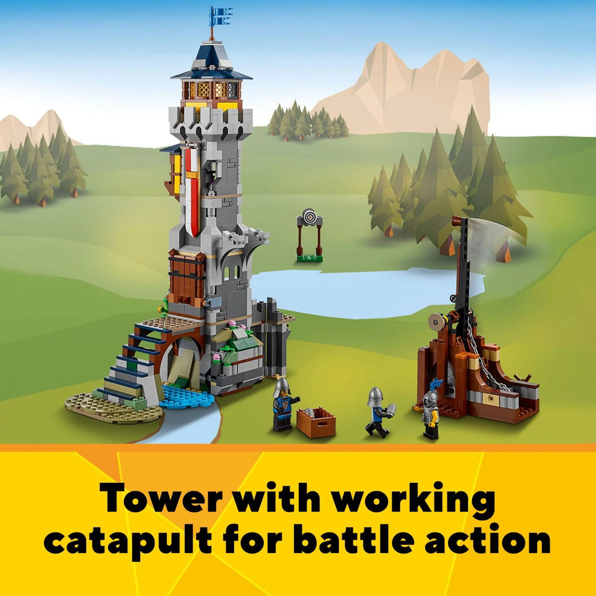 Medieval Castle Toy 3 in 1 G374
