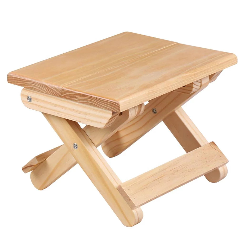 Folding Wooden Step Stool J408